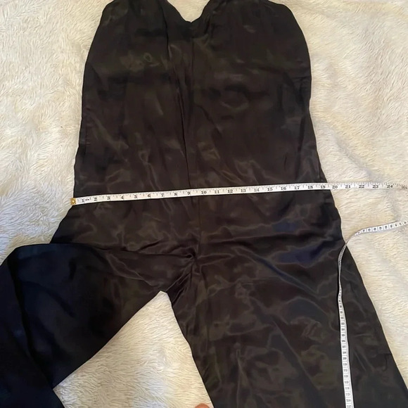 Athleta black calm cool sleep Romper Lounge pajama size XS New - Picture 4 of 15